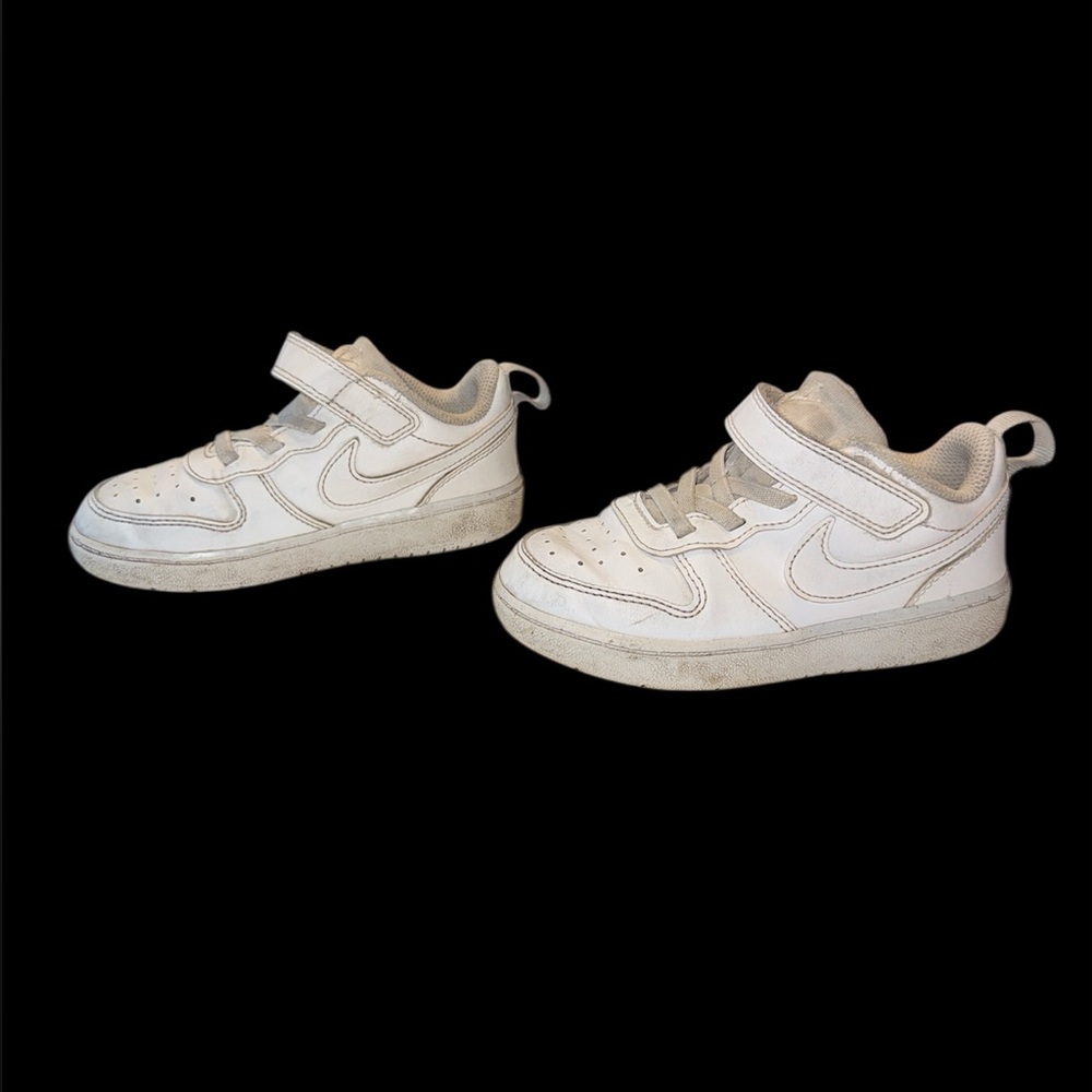 Nike Shoes Kids 9C Court Borough Low Unisex Athletic Lace Up Sneakers White